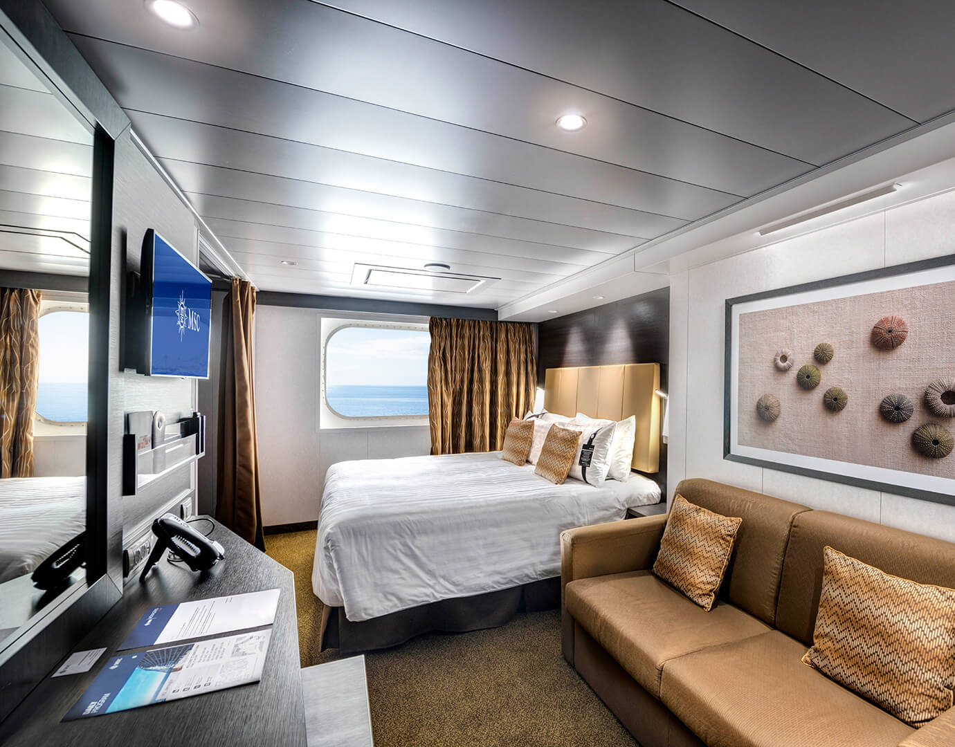 MSC Virtuosa Premium Ocean View Cabin