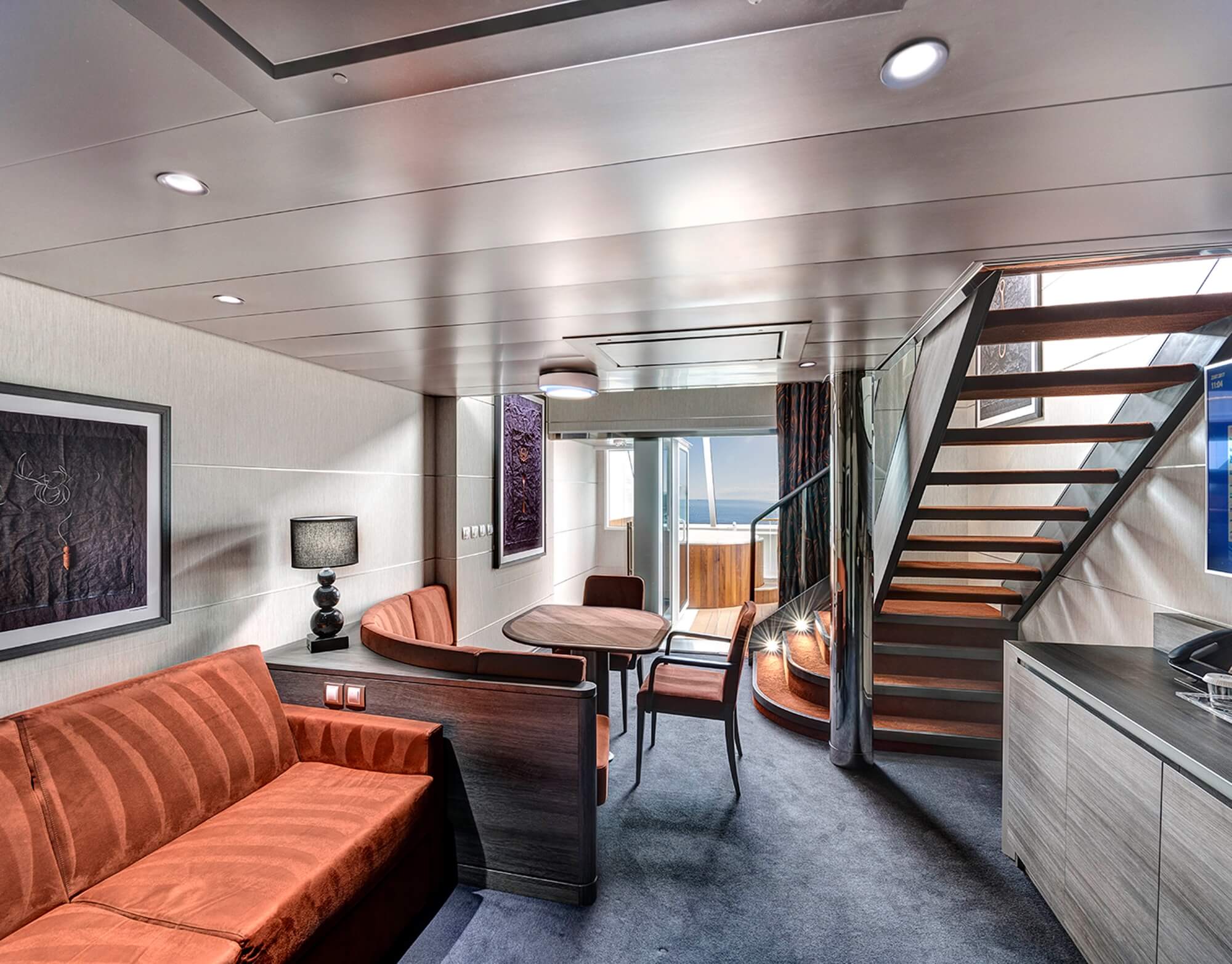 MSC Yacht Club Duplex Suite with whirlpool